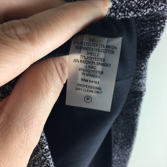 Calvin Klein Mottled Piped Business Skirt Size 12P - Picture 9 of 9